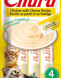vloeibare snack voor katten churu kip kaas