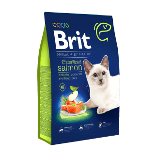 Brit Premium by Nature Kat Sterilized Zalm
