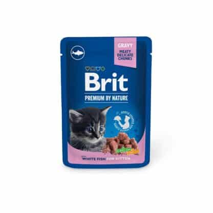 brit premium natvoer kitten kat witvis